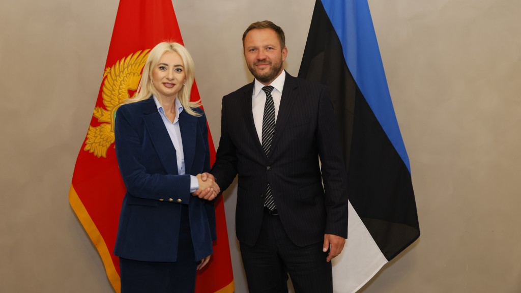 Margus Tsahkna met with Montenegro’s Minister of European Affairs Maida Gorčević in Tallinn.jpeg