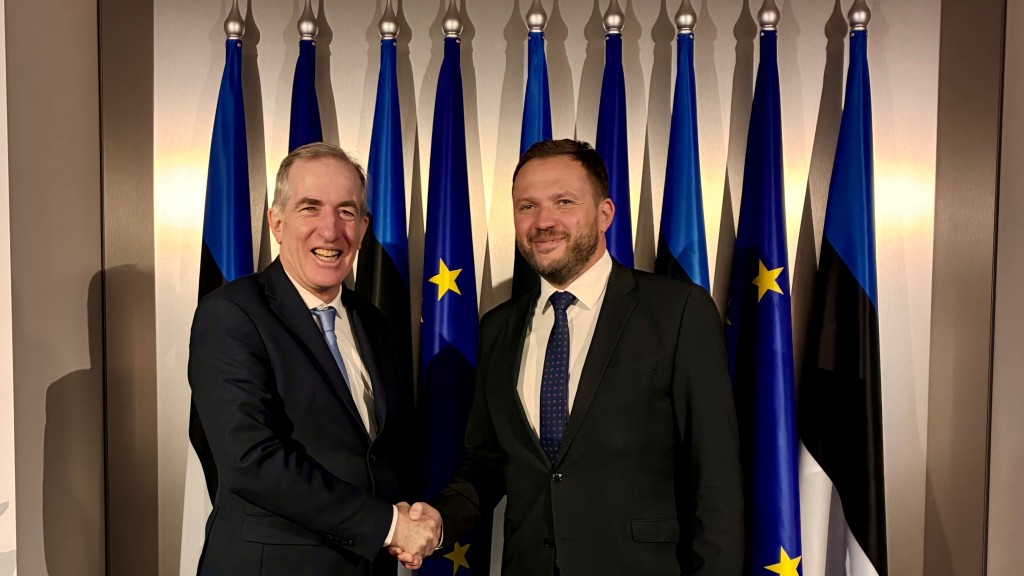 Välisminister Margus Tsahkna kohtumine Euroopa Liidu Lähis-Ida rahuprotsessi eriesindaja Christophe Bigot’ga